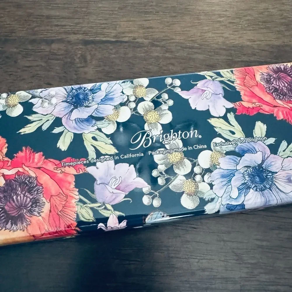 Brighton Sunglasses Case Trinket Storage Gift Tin Box